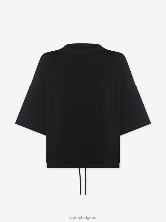 zwart vrouwen alden sweater met korte mouwen kleding Z8X2P40 Varley