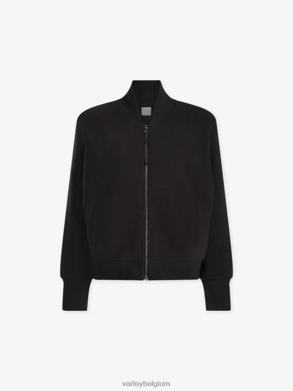 zwart vrouwen alia zip-through sweat kleding Z8X2P157 Varley