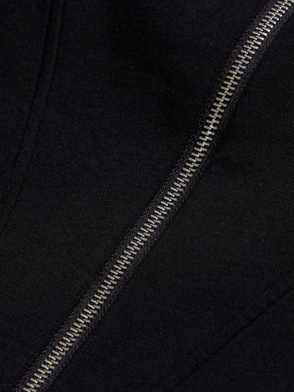 zwart vrouwen ashbury sweat met doorlopende ritssluiting kleding Z8X2P37 Varley