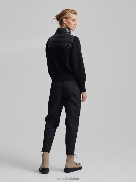 zwart vrouwen daines pullover met halve rits kleding Z8X2P421 Varley