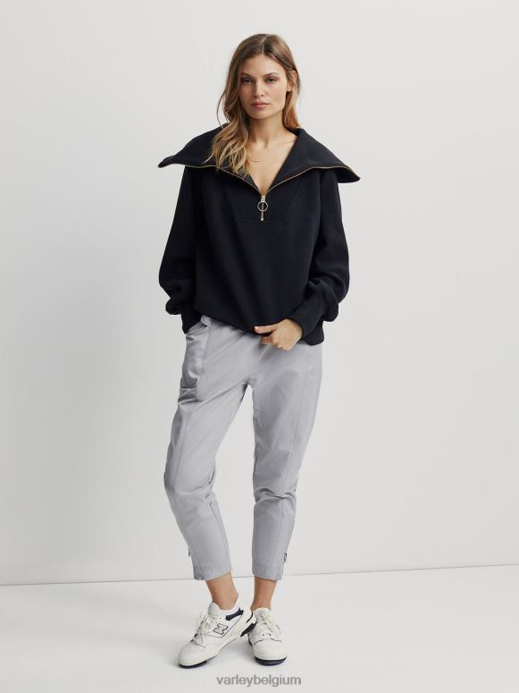 zwart vrouwen wijnstok pullover met halve rits kleding Z8X2P87 Varley