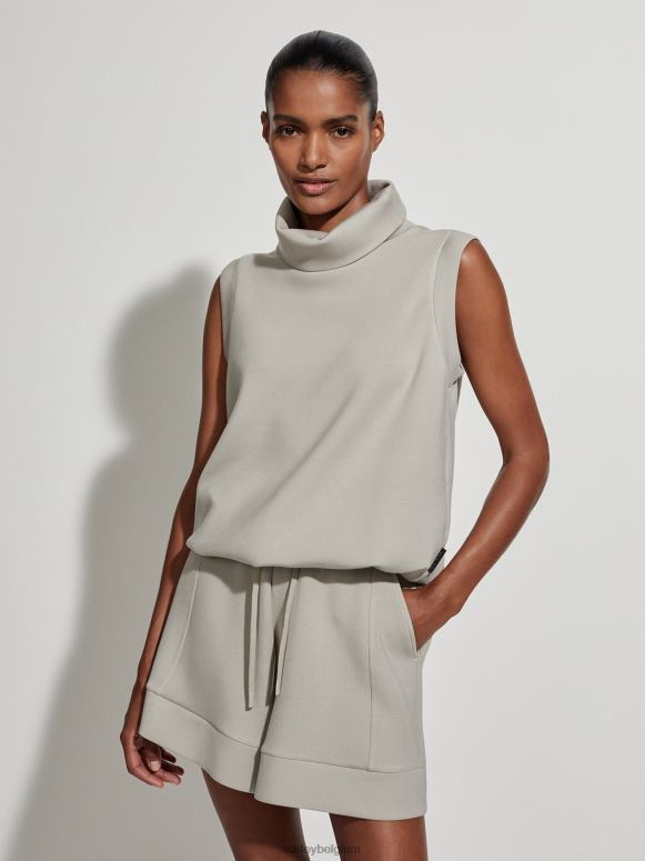 salie grijs vrouwen Leigh tanktop met hoge hals kleding Z8X2P34 Varley