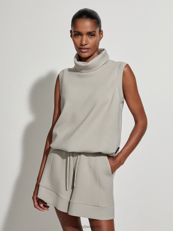salie grijs vrouwen Leigh tanktop met hoge hals kleding Z8X2P34 Varley