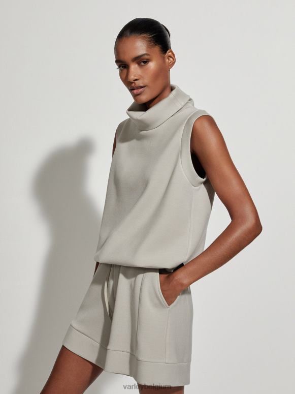 salie grijs vrouwen Leigh tanktop met hoge hals kleding Z8X2P34 Varley