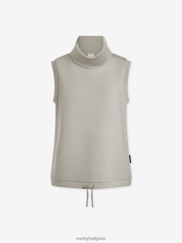 salie grijs vrouwen Leigh tanktop met hoge hals kleding Z8X2P34 Varley