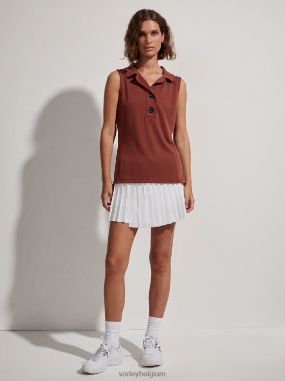 sienna vrouwen Caine mouwloze polo kleding Z8X2P138 Varley