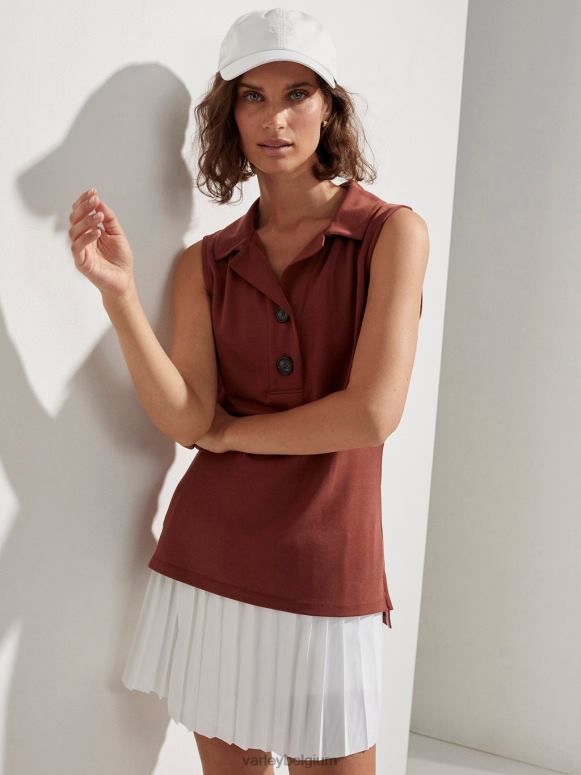 sienna vrouwen Caine mouwloze polo kleding Z8X2P138 Varley