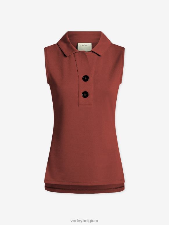 sienna vrouwen Caine mouwloze polo kleding Z8X2P138 Varley