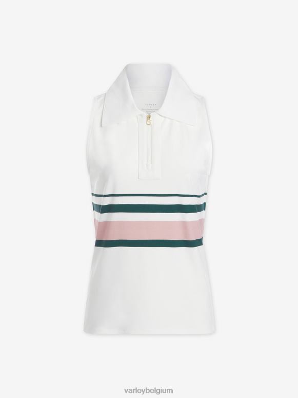 wit vrouwen Darnell performance-polo kleding Z8X2P17 Varley