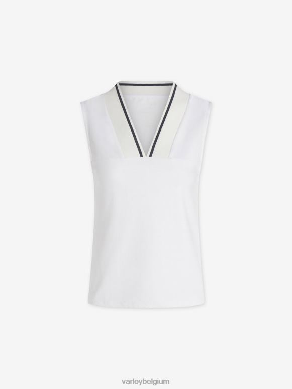 wit vrouwen harcourt prestatietank kleding Z8X2P140 Varley
