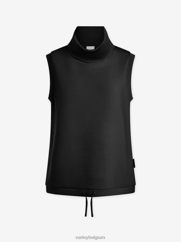 zwart vrouwen Leigh tanktop met hoge hals kleding Z8X2P36 Varley