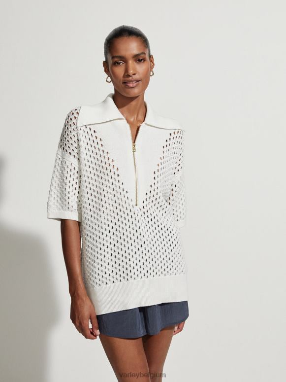 Sneeuwwitje vrouwen teegan boxy gebreide polo kleding Z8X2P69 Varley