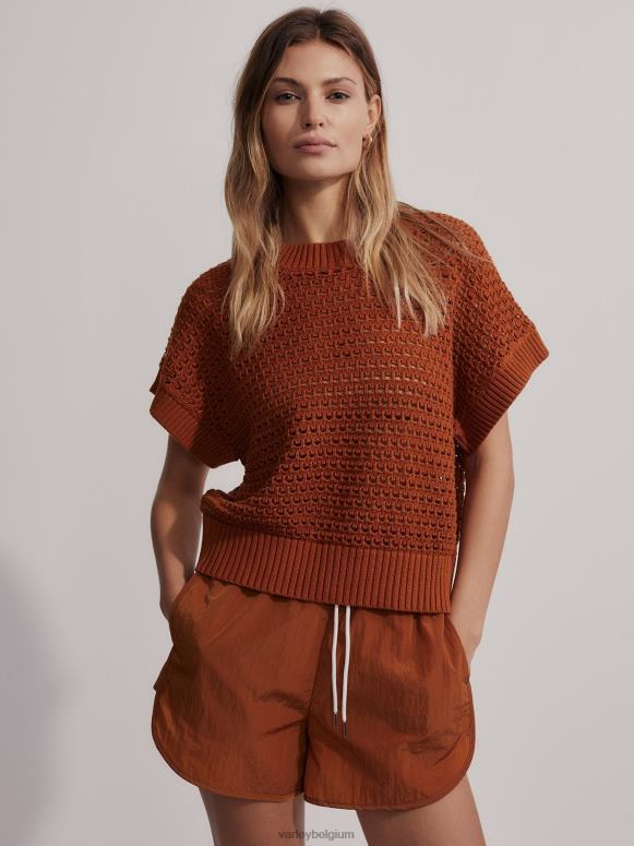 diepe abrikoos vrouwen julianna gebreid kleding Z8X2P6 Varley