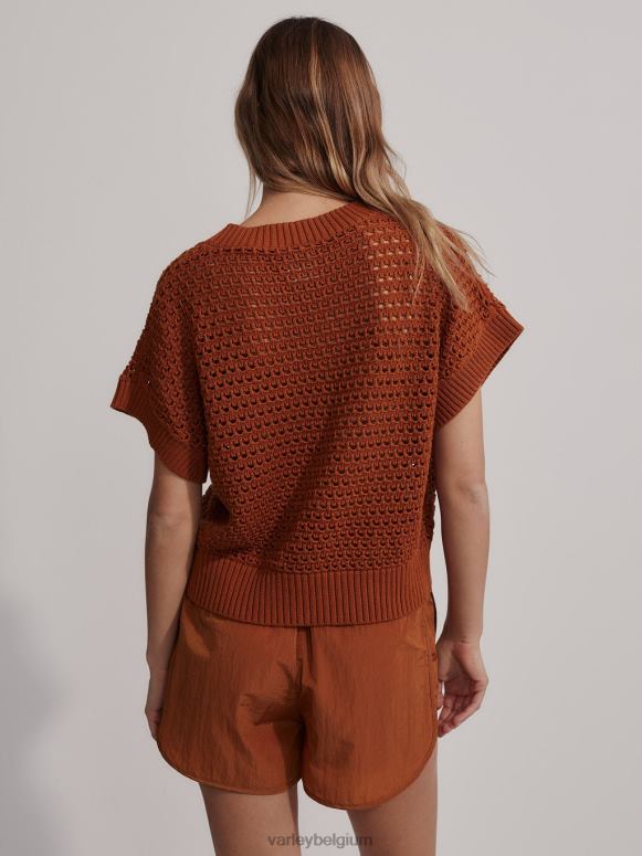 diepe abrikoos vrouwen julianna gebreid kleding Z8X2P6 Varley