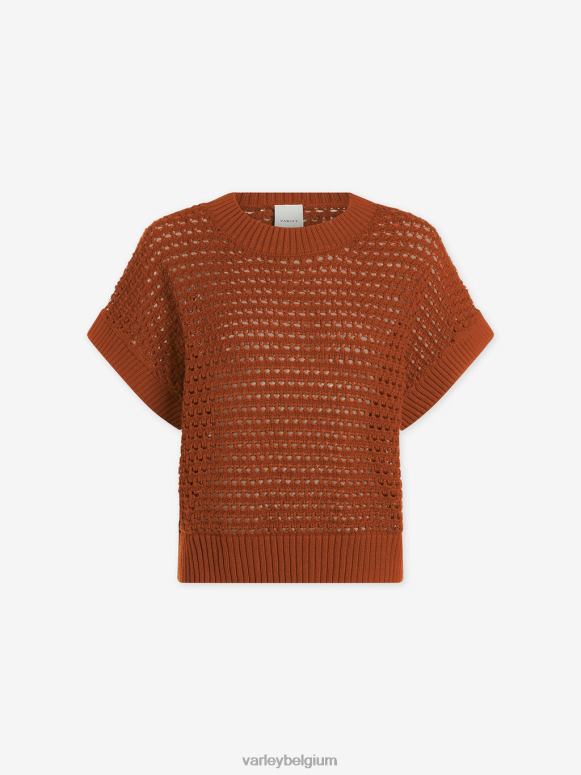diepe abrikoos vrouwen julianna gebreid kleding Z8X2P6 Varley