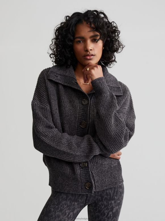 diepe houtskoolspikkel vrouwen elwood gebreide jas kleding Z8X2P209 Varley