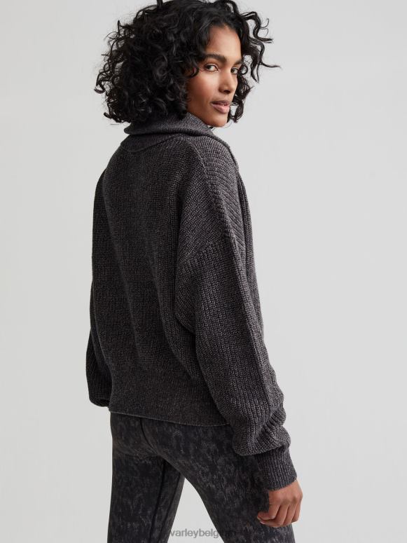 diepe houtskoolspikkel vrouwen elwood gebreide jas kleding Z8X2P209 Varley