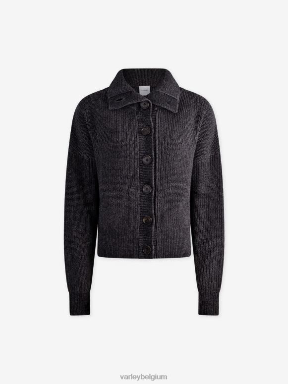 diepe houtskoolspikkel vrouwen elwood gebreide jas kleding Z8X2P209 Varley