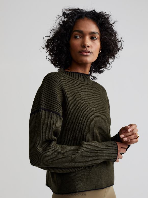 donker olijfgroen/donkergroen vrouwen subsidie ​​breien kleding Z8X2P231 Varley