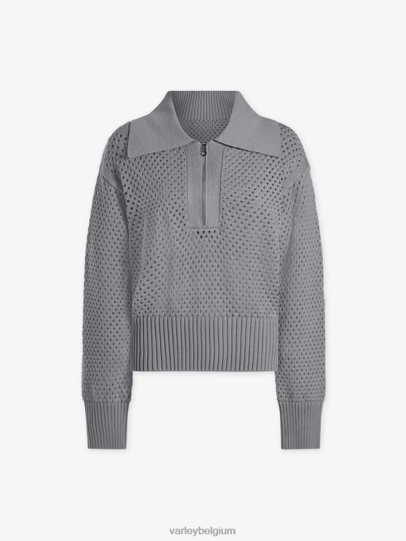 griffioen grijs vrouwen lelie gebreide polo kleding Z8X2P151 Varley