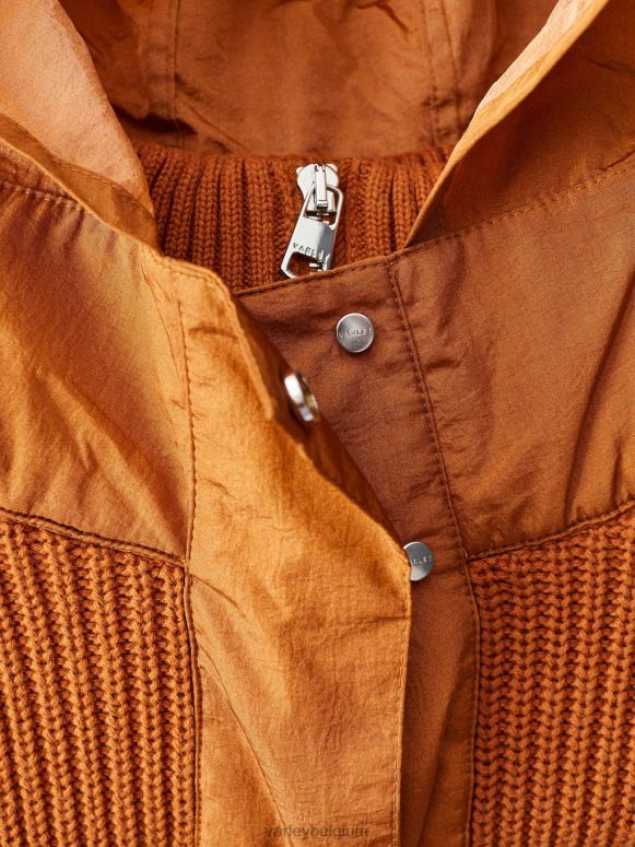 karamel café mix vrouwen carter pullover met halve rits kleding Z8X2P199 Varley