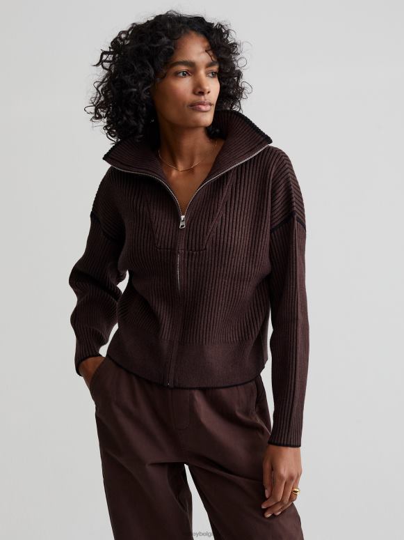 koffieboon vrouwen carmen gebreide jas kleding Z8X2P179 Varley