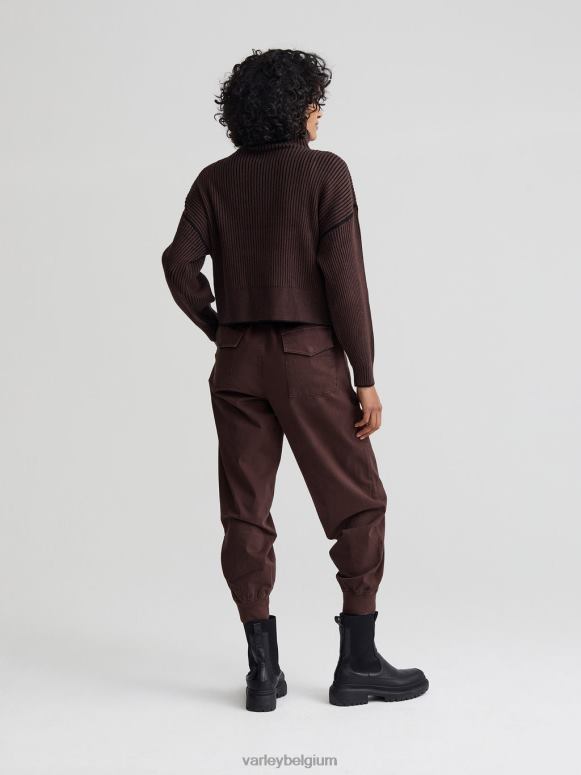 koffieboon vrouwen carmen gebreide jas kleding Z8X2P179 Varley