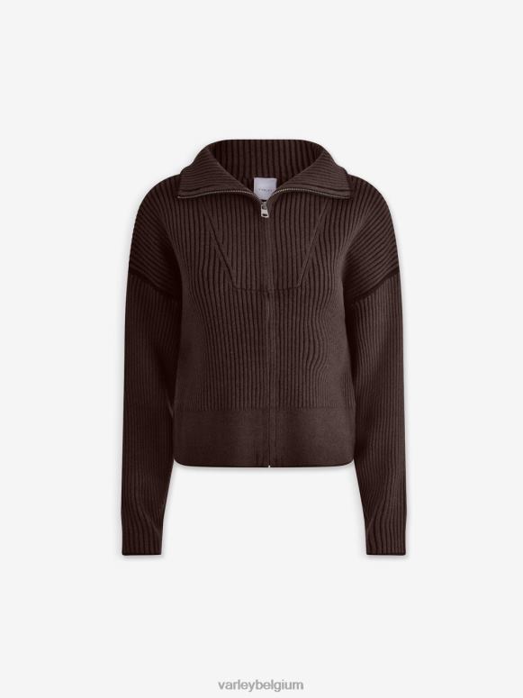 koffieboon vrouwen carmen gebreide jas kleding Z8X2P179 Varley