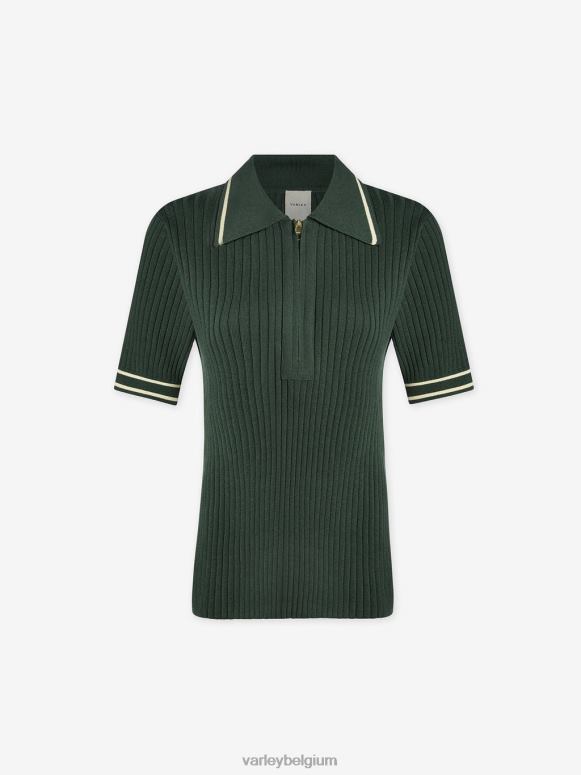 koriander vrouwen napier getailleerde gebreide polo kleding Z8X2P136 Varley