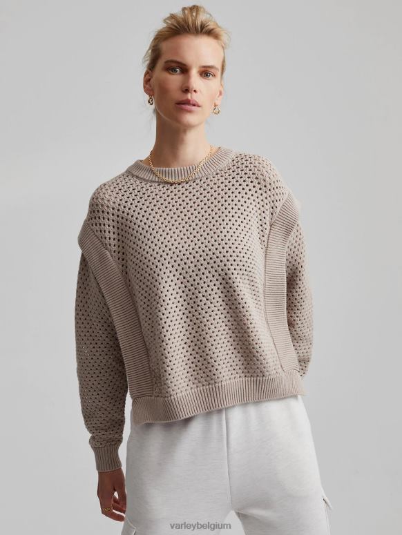 taupe klei vrouwen arabella gebreid kleding Z8X2P149 Varley