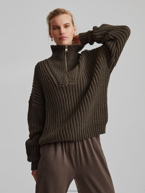 winterkoninkje vrouwen natalia trui met halve rits kleding Z8X2P185 Varley