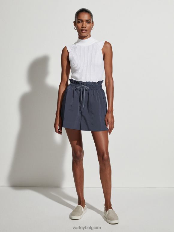 wit vrouwen Fowler getailleerde gebreide tanktop kleding Z8X2P73 Varley