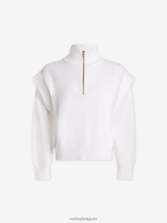 wit vrouwen atwood gebreid met halve rits kleding Z8X2P7 Varley