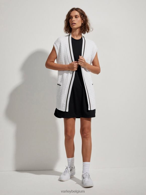 wit vrouwen lang vest van natoma kleding Z8X2P143 Varley