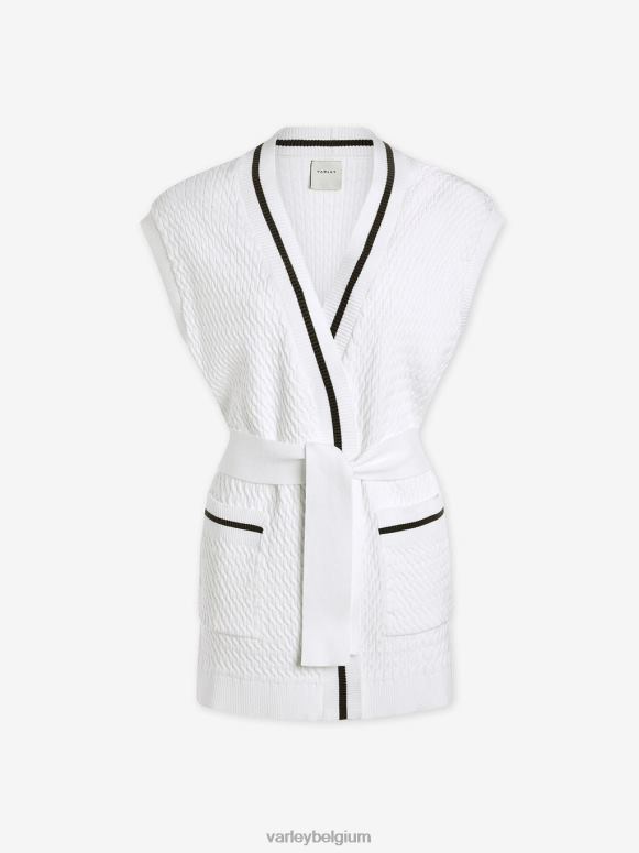 wit vrouwen lang vest van natoma kleding Z8X2P143 Varley