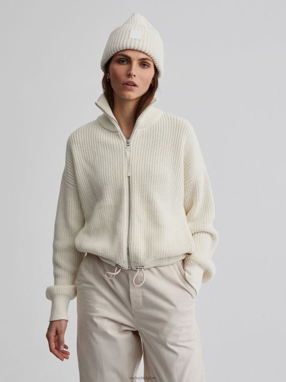 zilverreiger vrouwen Anderson gebreid met doorlopende ritssluiting kleding Z8X2P206 Varley