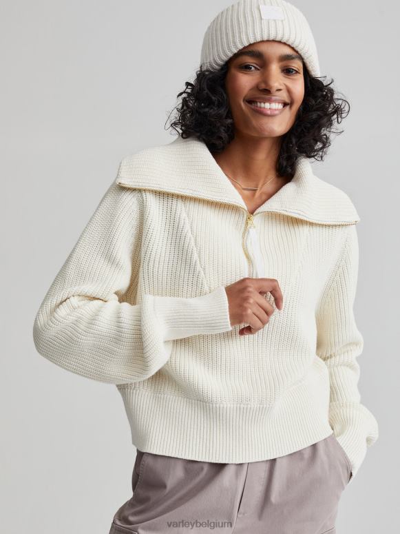 zilverreiger vrouwen mentone gebreide pullover met halve rits kleding Z8X2P218 Varley
