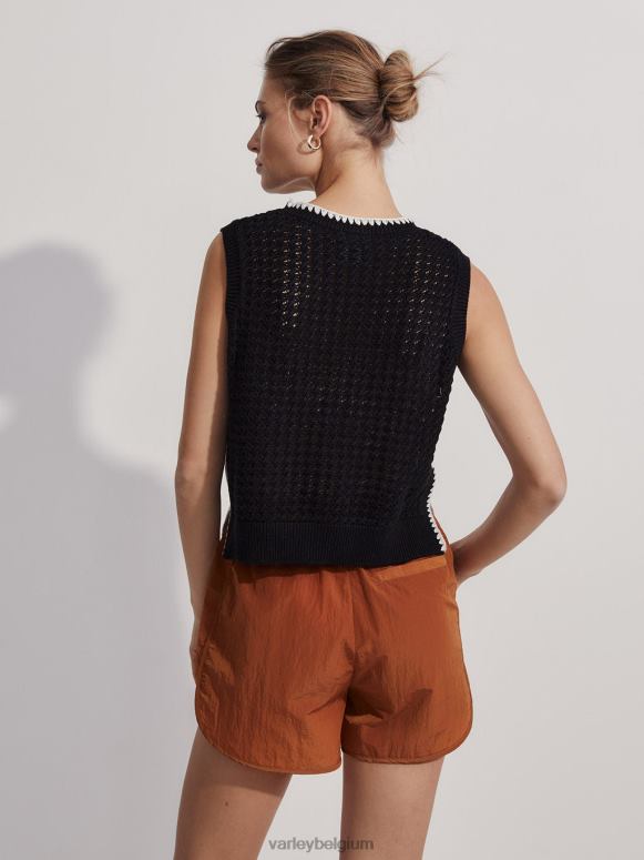 zwart vrouwen delaney gebreid vest kleding Z8X2P4 Varley