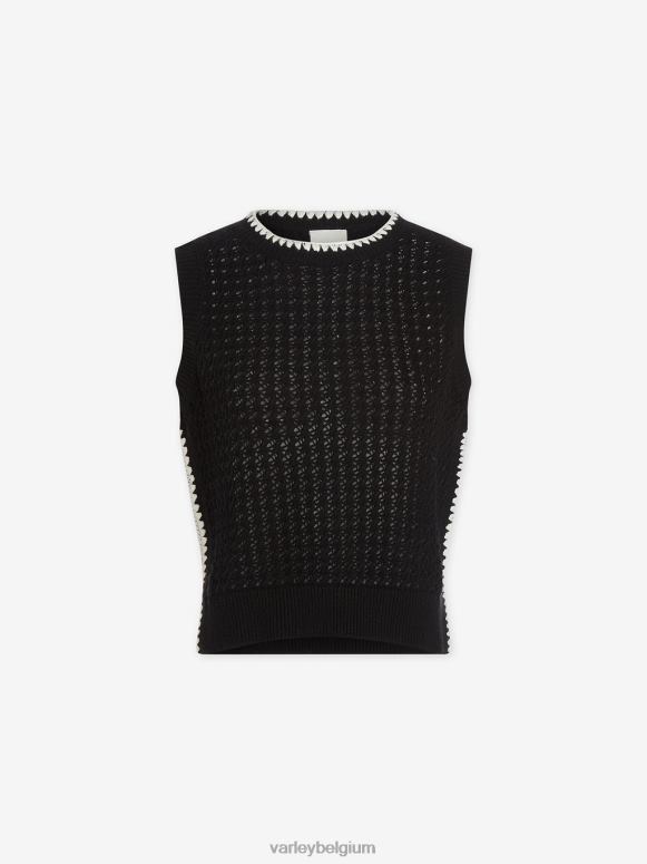 zwart vrouwen delaney gebreid vest kleding Z8X2P4 Varley